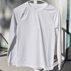 Adidas Youth Long Sleeve Climalite Shirt - Size M